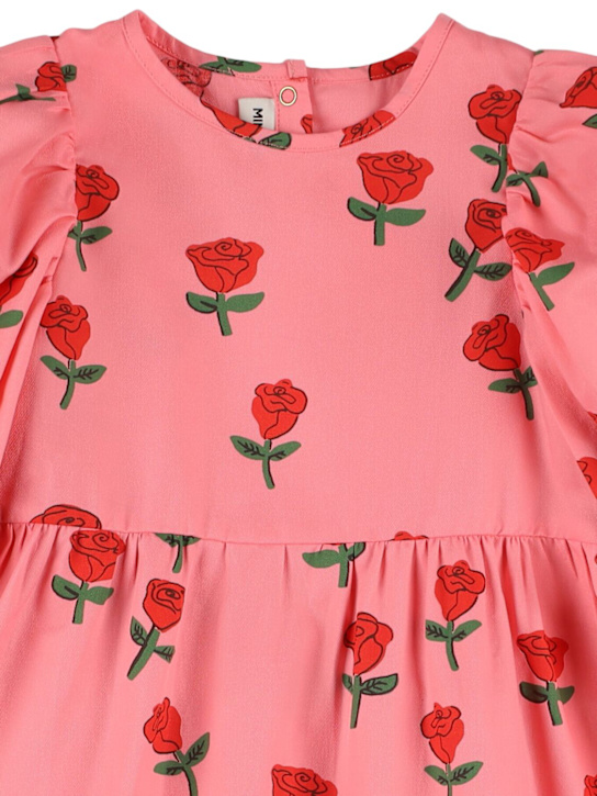 Mini Rodini: オーガニックコットンポプリンワンピース - kids-girls_1 | Luisa Via Roma