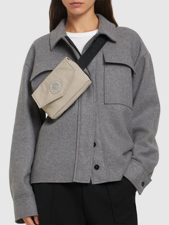 Canada Goose: Mini nylon belt bag - women_1 | Luisa Via Roma