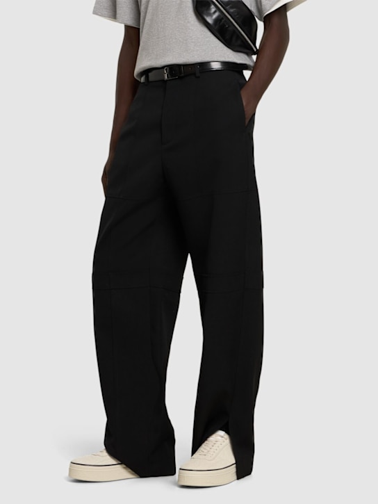 Jil Sander: Low top suede sneakers - men_1 | Luisa Via Roma