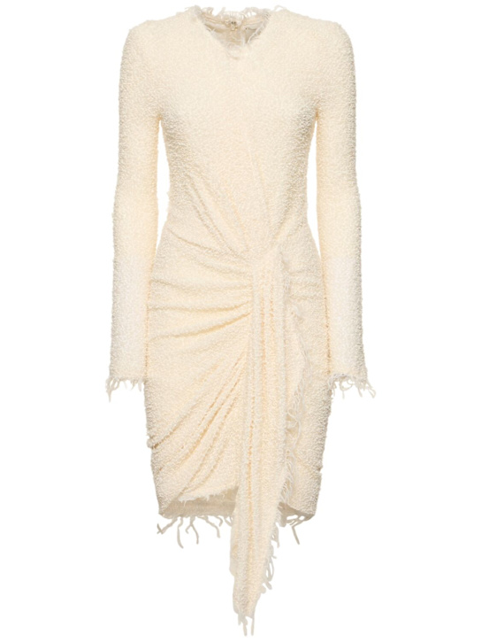 Isabel Marant: Ophelie bouclé jersey mini dress - women_0 | Luisa Via Roma