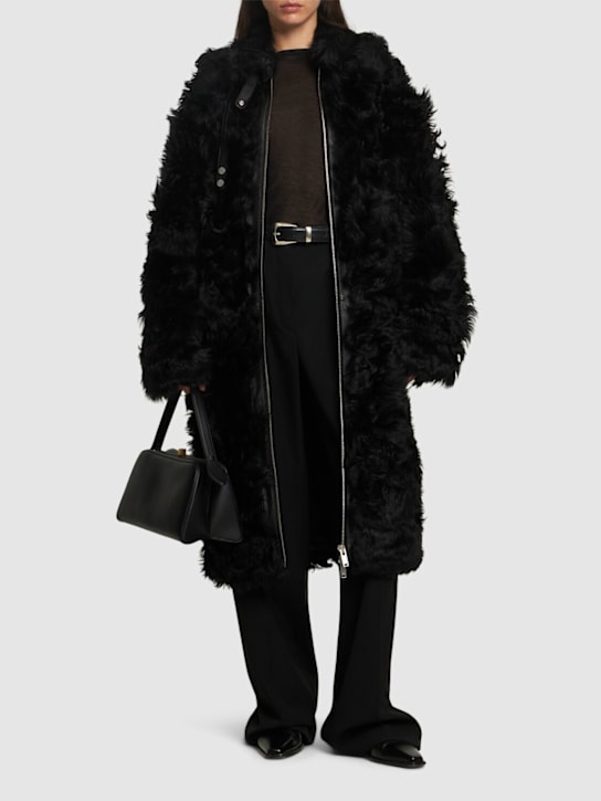 Moose Knuckles: Luar Ena unisex coat - Black - women_1 | Luisa Via Roma