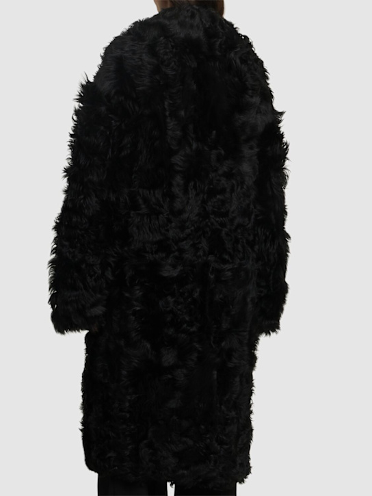 Moose Knuckles: Luar Ena unisex coat - Black - women_3 | Luisa Via Roma