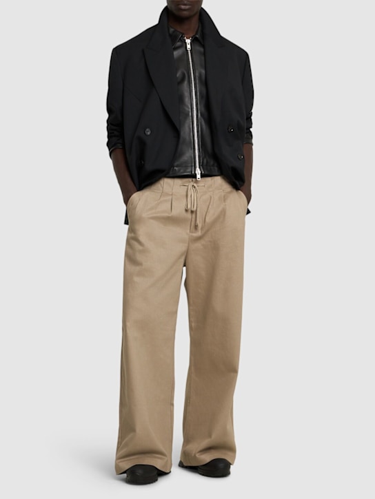 Entire Studios: Cinch wide leg pants - men_1 | Luisa Via Roma