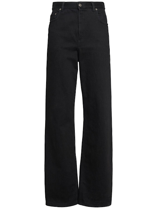 Golden Goose: Golden Kim ウォッシュドジーンズ - ブラック - women_0 | Luisa Via Roma