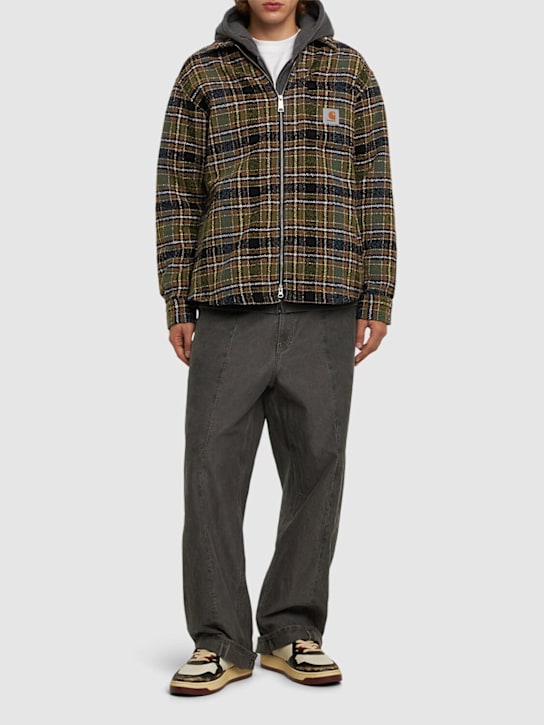 Carhartt WIP: Stroy bouclé shirt jacket - men_1 | Luisa Via Roma