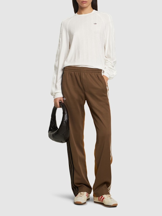 adidas Originals: Clot long sleeve rib t-shirt - women_1 | Luisa Via Roma