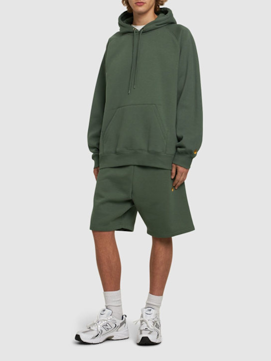 Carhartt WIP: Chase cotton blend shorts - men_1 | Luisa Via Roma