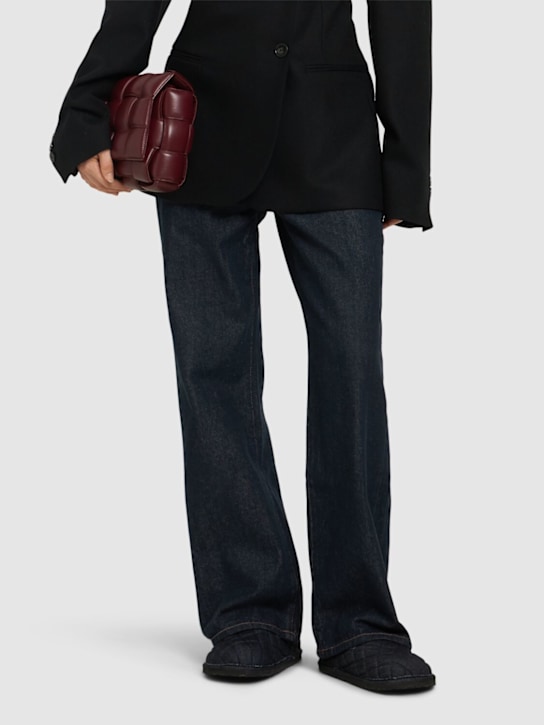 BIRKENSTOCK 1774: Eliscu stonewashed denim mules - women_1 | Luisa Via Roma