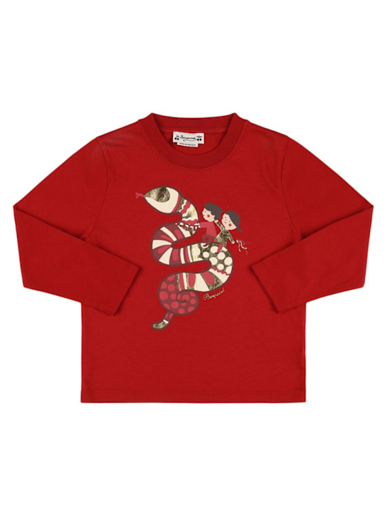 Bonpoint: コットンジャージーTシャツ - kids-boys_0 | Luisa Via Roma