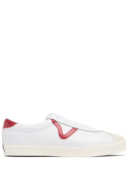 Vans: LX Sport 73 low sneakers - White/Red - women_0 | Luisa Via Roma