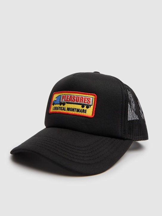 Pleasures: Pleasure logo baseball cap - men_1 | Luisa Via Roma