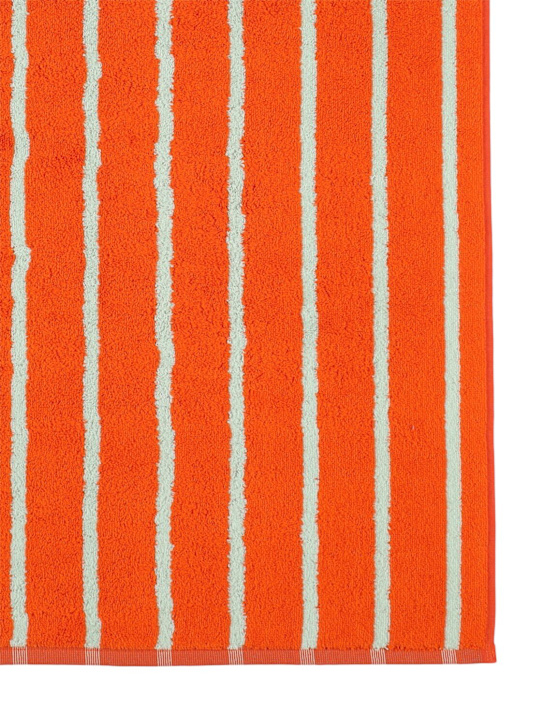 Dusen Dusen: Stone Stripe cotton hand towel - Multicolor - ecraft_1 | Luisa Via Roma