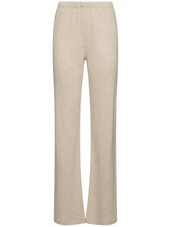 Éterne: Straight cotton & viscose sweatpants - women_0 | Luisa Via Roma