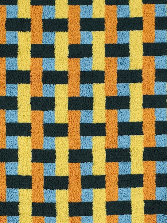 Dusen Dusen: Yellow Weave cotton hand towel - ecraft_1 | Luisa Via Roma