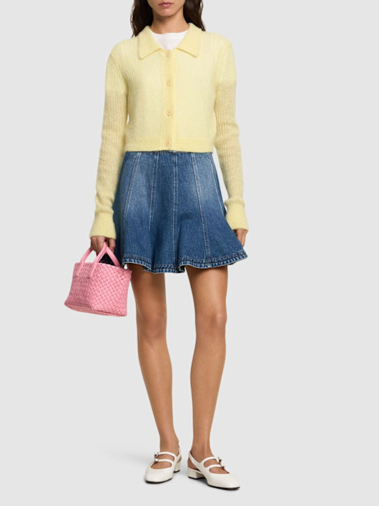 MSGM: Gonna in denim - women_1 | Luisa Via Roma