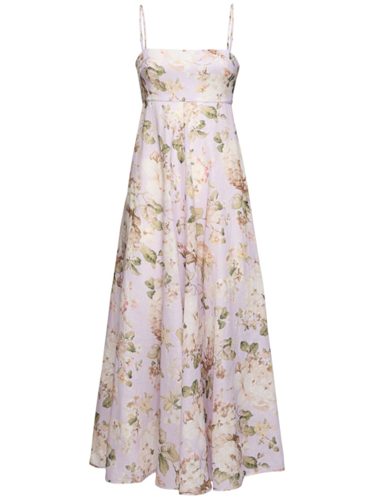 Zimmermann: Acacia linen dress - women_0 | Luisa Via Roma