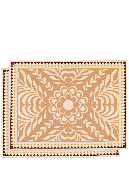 La Double J: Set of 2 Herringbone placemats - ecraft_0 | Luisa Via Roma