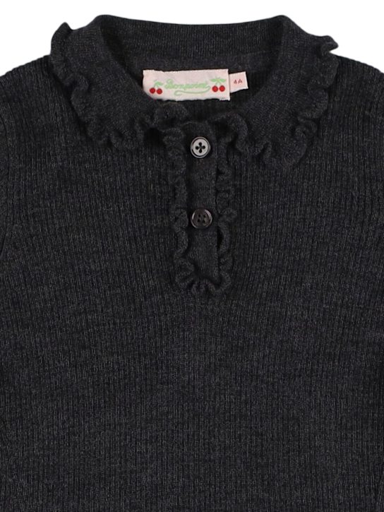 Bonpoint: Vestido de punto de lana - kids-girls_1 | Luisa Via Roma
