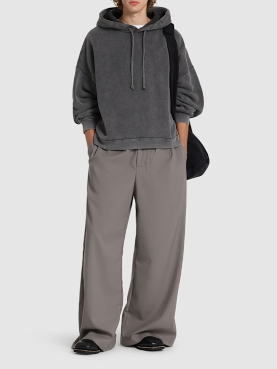 Acne Studios: Vintage-Sweatshirt mit Kapuze „Fester“ - Schwarz Verblas - men_1 | Luisa Via Roma