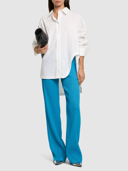 MSGM: Pantaloni vita alta - women_1 | Luisa Via Roma