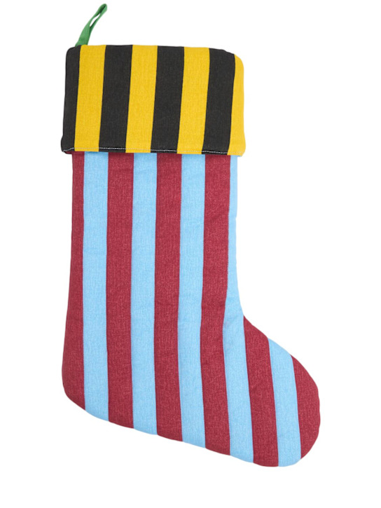 Dusen Dusen: Holiday striped cotton stocking - ecraft_0 | Luisa Via Roma