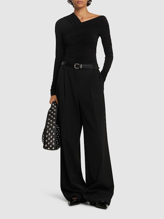 The Andamane: Trixie ドレープジャージーセーブルトップ - women_1 | Luisa Via Roma