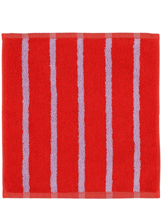 Dusen Dusen: Porcelain Stripe cotton washcloth - ecraft_0 | Luisa Via Roma