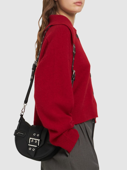 GANNI: Small Bucky recycled nylon bag - women_1 | Luisa Via Roma