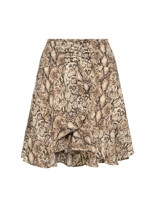 Isabel Marant: Minikleid aus Baumwollvoile mit Druck „Ozany“ - women_0 | Luisa Via Roma