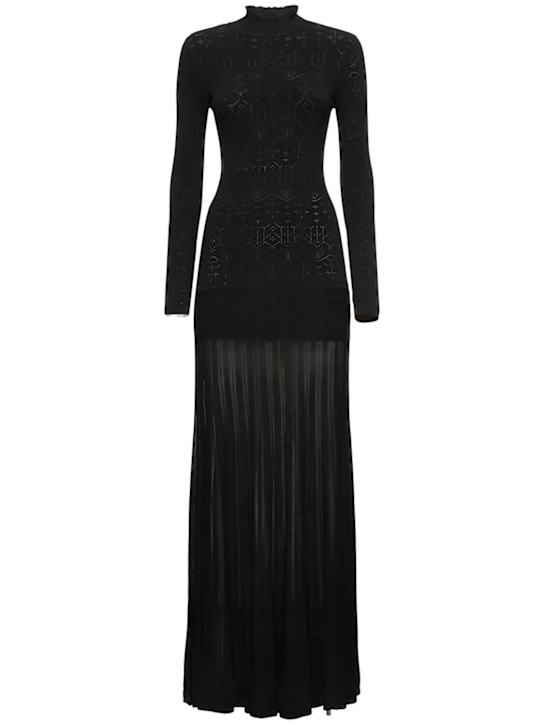 Isabel Marant: Robe longue en crêpe de coton mélangé Gisole - women_0 | Luisa Via Roma