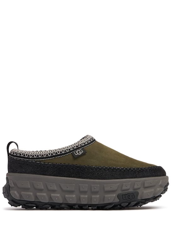 Ugg: Mocassini in camoscio - Black/Green - men_0 | Luisa Via Roma