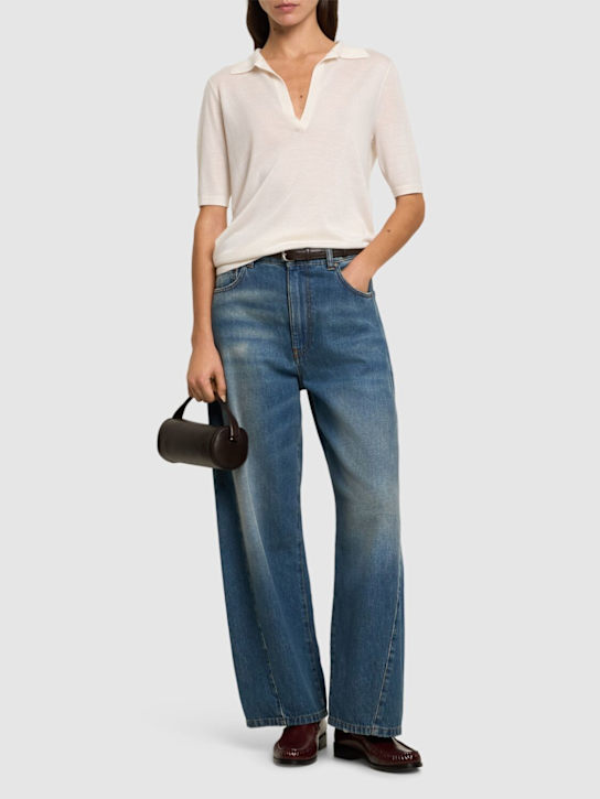 MSGM: Jeans baggy - women_1 | Luisa Via Roma