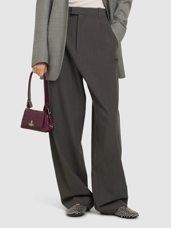 Vivienne Westwood: Small Hazel embossed leather bag - women_1 | Luisa Via Roma