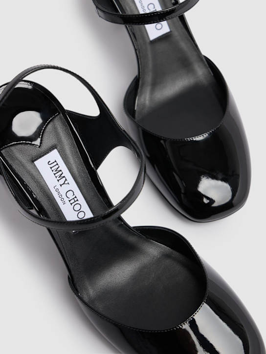 Jimmy Choo: 80mm Pixie patent leather pumps - Black - women_3 | Luisa Via Roma