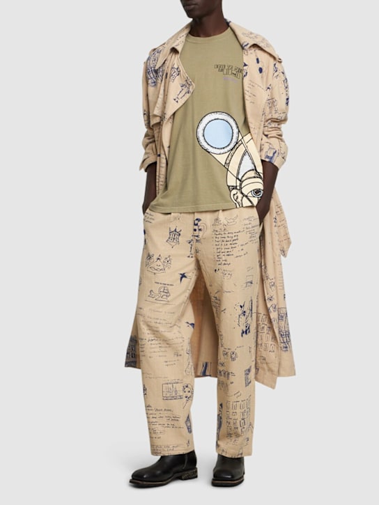 KidSuper Studios: How To Find An Idea print jersey t-shirt - men_1 | Luisa Via Roma