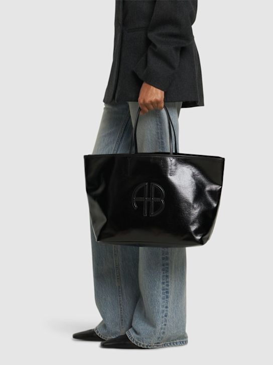 ANINE BING: Emma canvas tote bag - women_1 | Luisa Via Roma
