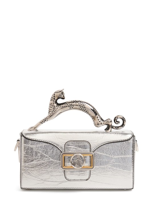 Lanvin: Nano Pencil Cat top handle bag - women_0 | Luisa Via Roma