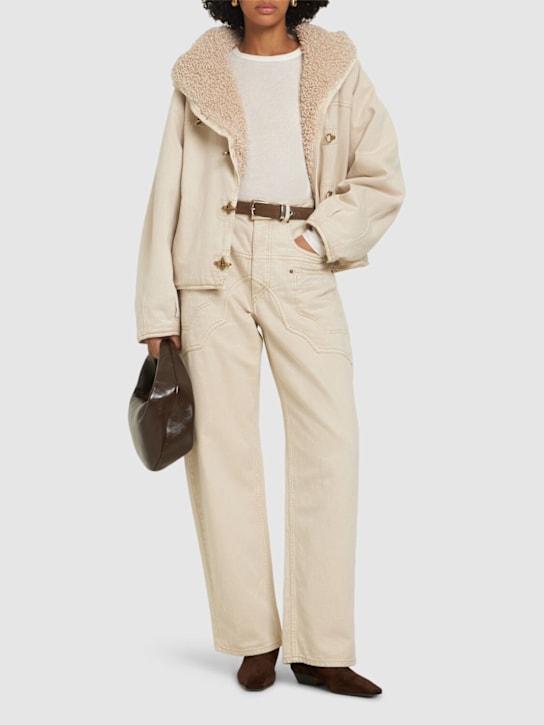 Isabel Marant: Pantaloni Beryl a vita alta - women_1 | Luisa Via Roma