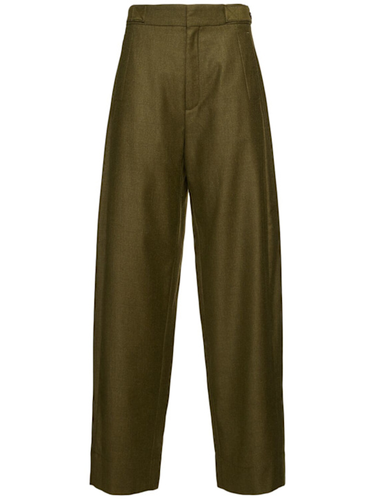 Soeur: Wally wool wide leg pants - women_0 | Luisa Via Roma