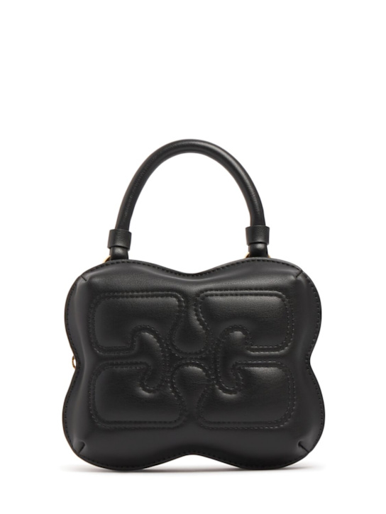 GANNI: Small butterfly recycled leather bag - women_0 | Luisa Via Roma