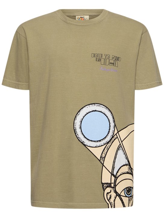 KidSuper Studios: How To Find An Idea print jersey t-shirt - men_0 | Luisa Via Roma