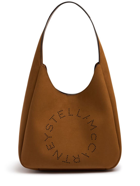 Stella McCartney: Logo合成皮革托特包 - women_0 | Luisa Via Roma