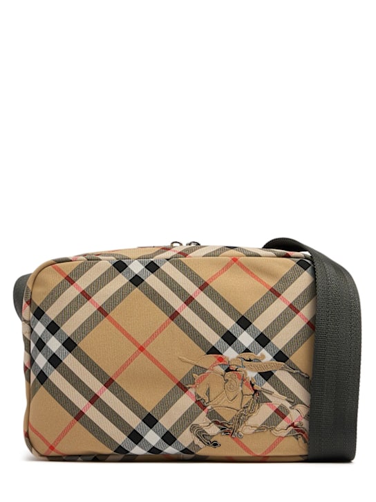 Burberry: Umhängetasche aus Technojacquard „Essential“ - men_0 | Luisa Via Roma