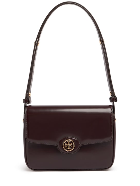 Tory Burch: Robinson brushed leather convertible bag - women_0 | Luisa Via Roma