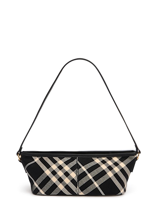 Burberry: Borsa con stampa Check - women_0 | Luisa Via Roma