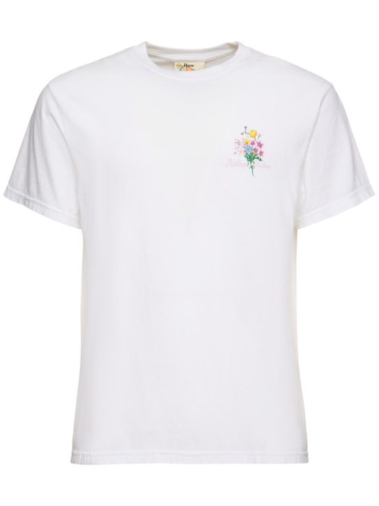 KidSuper Studios: Flower printed jersey t-shirt - men_0 | Luisa Via Roma