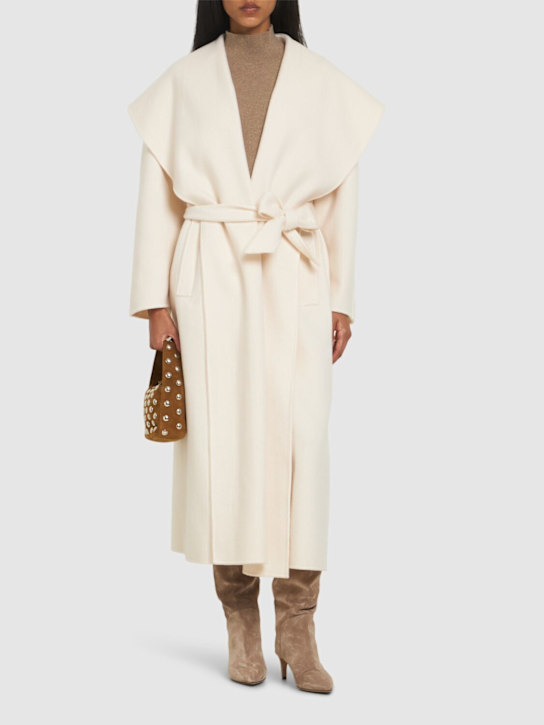 TOVE: Ondine long wool blend coat - women_1 | Luisa Via Roma