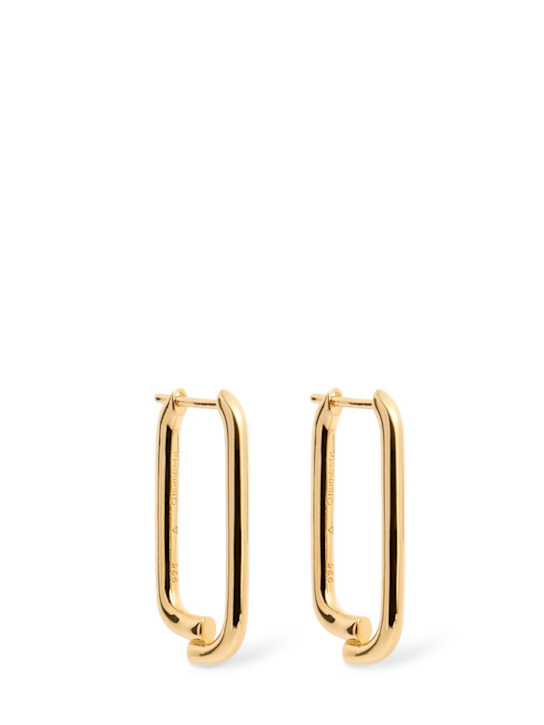 Otiumberg: Chaos Rectangle hoop earrings - women_0 | Luisa Via Roma