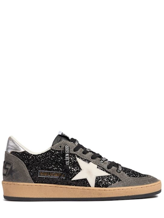 Golden Goose: Sneakers de poliéster 20mm - Negro/Gris - women_0 | Luisa Via Roma