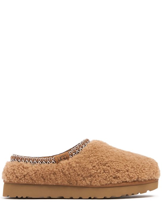 Ugg: 20mm Tasman Maxi Curly loafers - Chestnut - women_0 | Luisa Via Roma